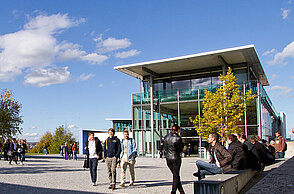 Der Campus der Hochschule Pforzheim mit Bibliothek