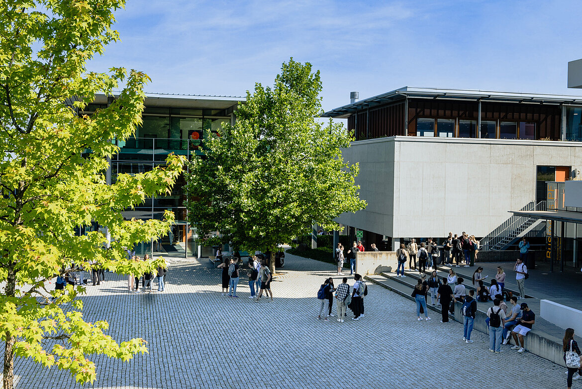 Blick auf den Campus