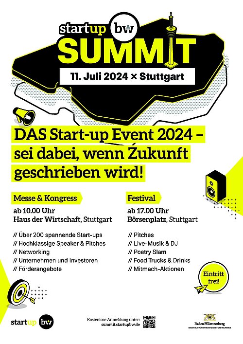 Hochschule Pforzheim Startup BW Summit 2024 Stuttgart