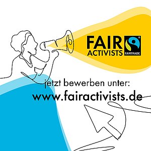 Werbebild FairActivists von Fairtrade-Deutschland