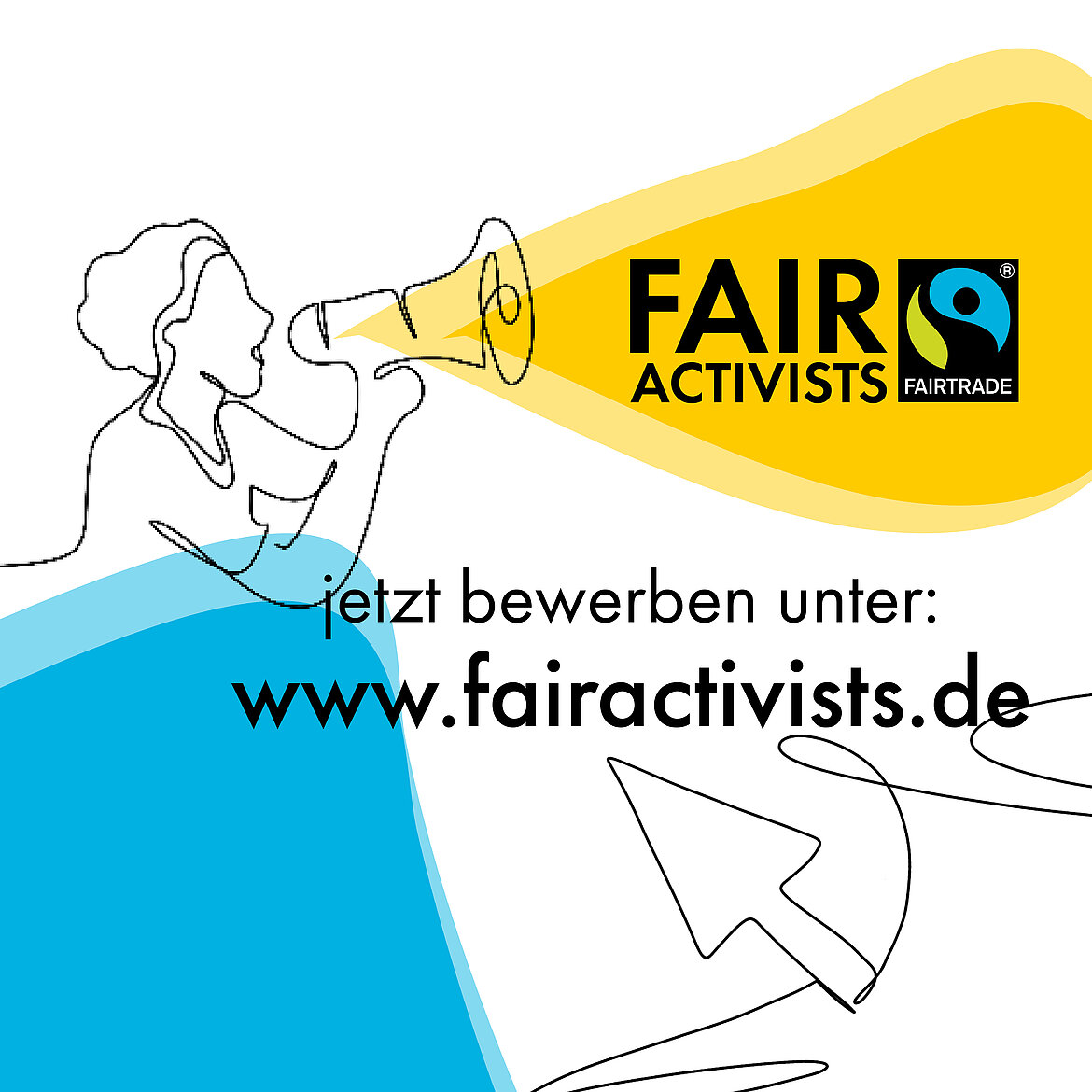Werbebild FairActivists von Fairtrade-Deutschland