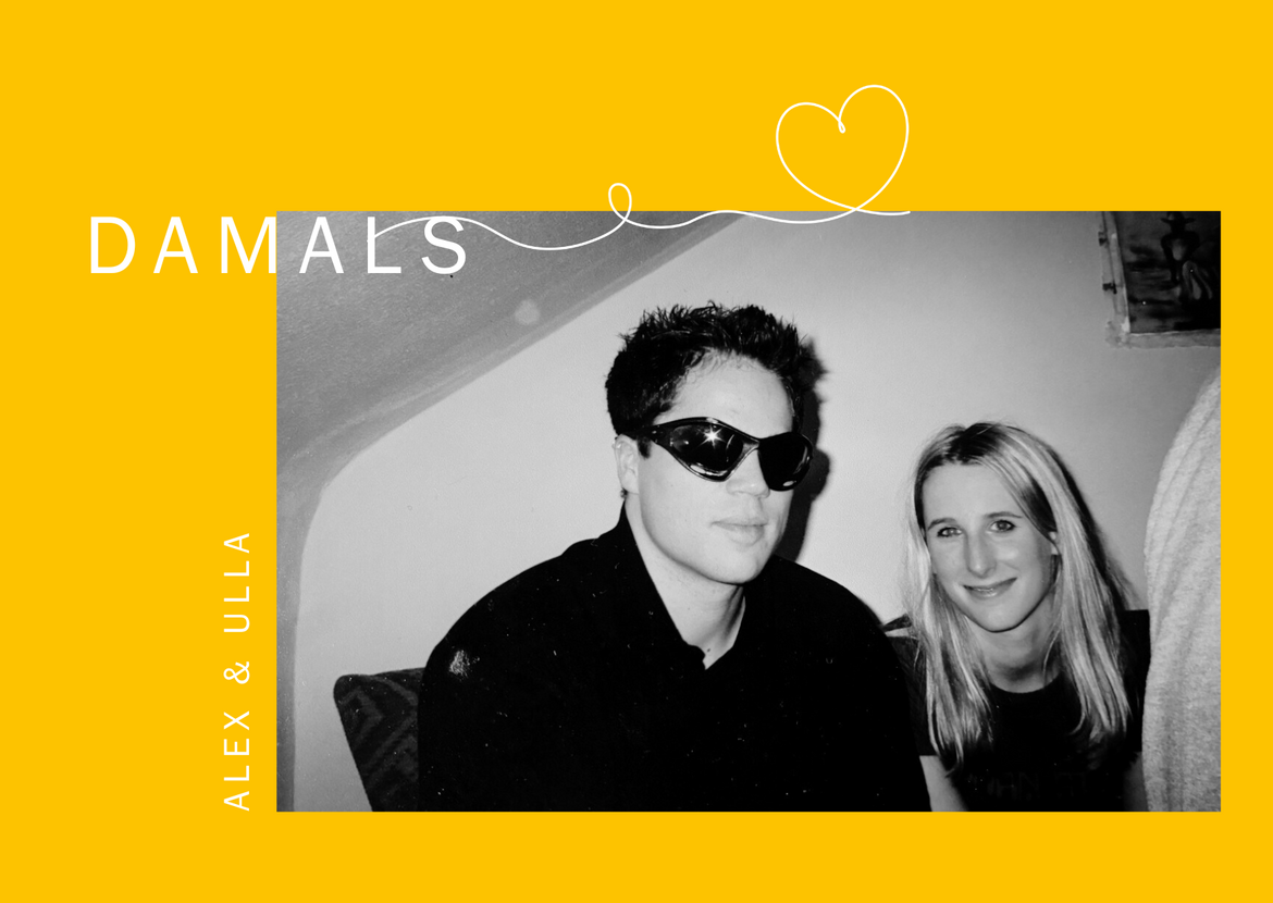 Paar Ulla und Alex damals während ihrer Studienzeit.