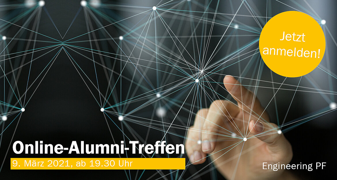 Einladung zum Online-Alumni-Treffen 2021 der Fakultät für Technik