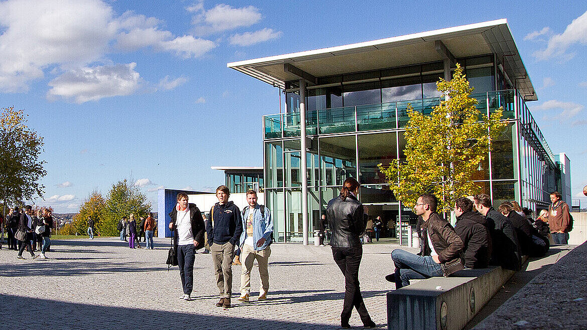 Der Campus der Hochschule Pforzheim mit Bibliothek